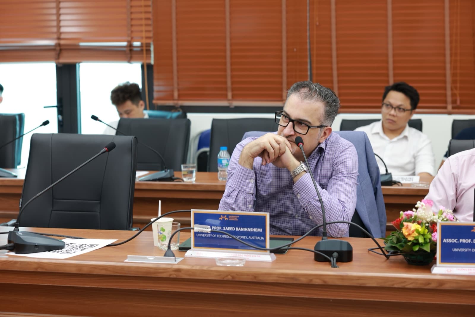 Panel participants during the BIM Digital Twin and AI session