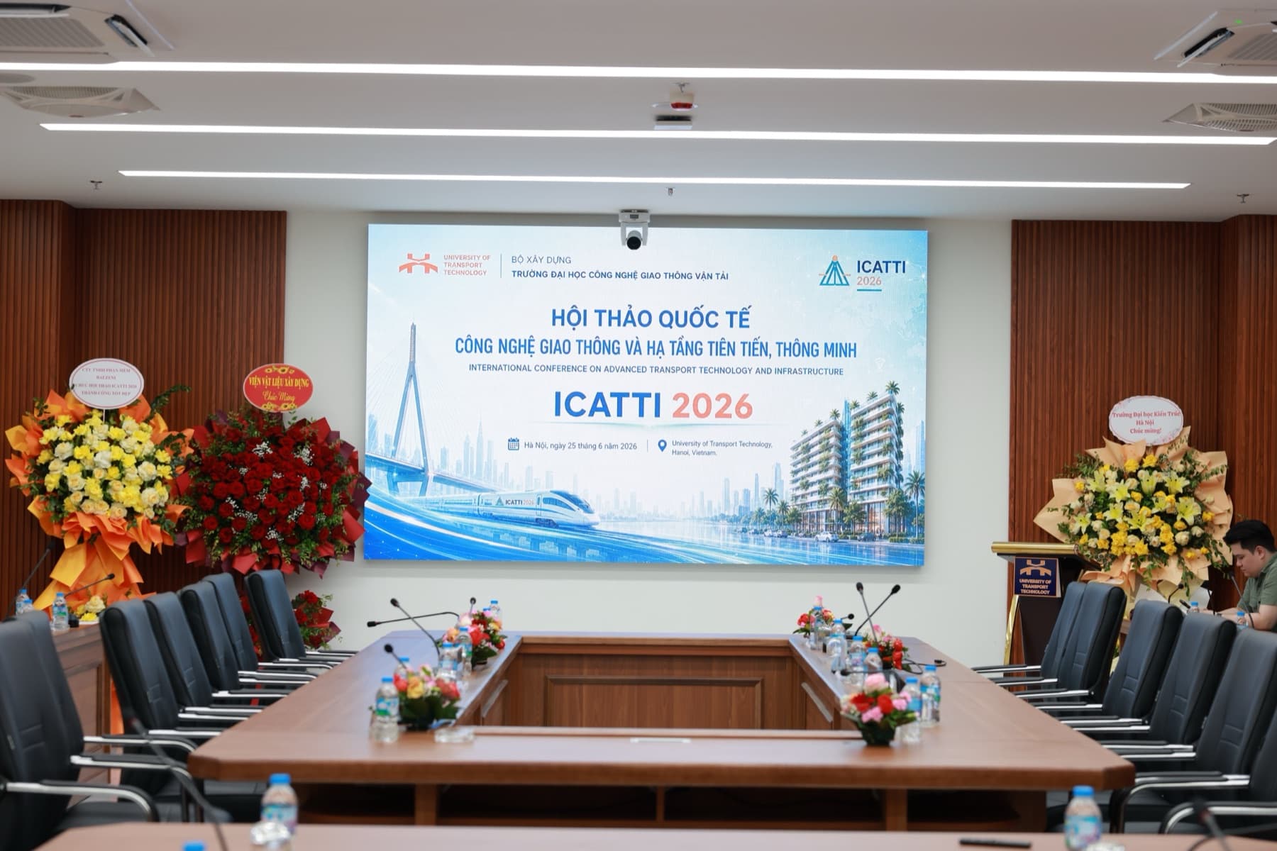BIM Digital Twin and AI session room at ICATTI 2026