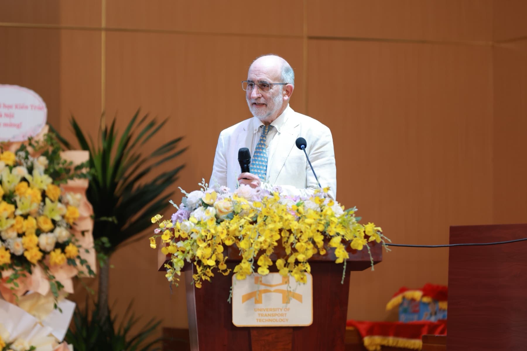 Prof. José M. Goicolea delivering his keynote at ICATTI 2026