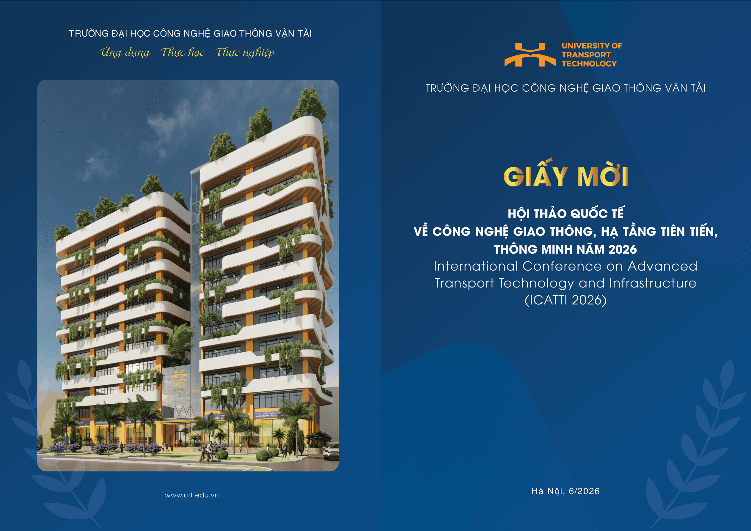 ICATTI 2026 official invitation cover